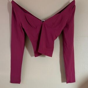 Intimately Free People Red Off the Shoulder Top Size XS